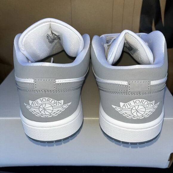 NEW Nike Air Jordan 1 Low 'White Wolf Grey' DC0774-105 Women Size 8 - Picture 6 of 6